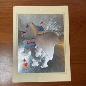 Walt Disney Company Dumbo & Timothy Foil Art Wall Nursery Decor Vintage 1984